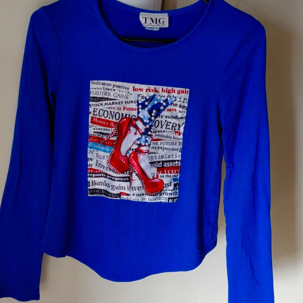 Classy long sleeve blue shirt